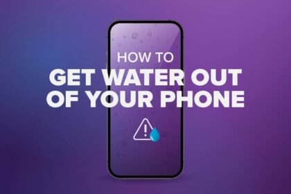 how to get water out of phone